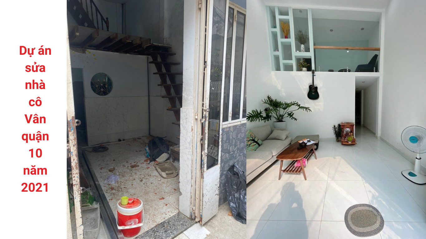 Báo giá sửa nhà trọn gói - Cải tạo nhà giá rẻ khu vực TP Hồ Chí Minh